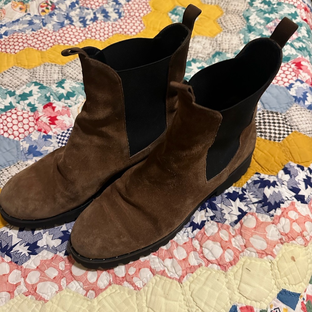 Freda Salvador Brooke Rain Resistant Suede Heeled Boots